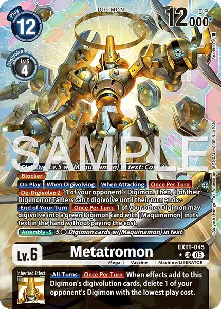Metatromon [Ex11-045] (Alternate Art) [Dawn Of Liberator] 1