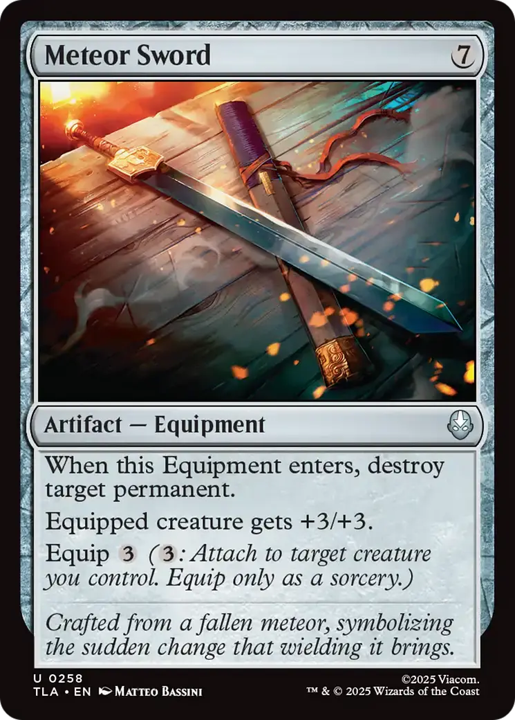 Meteor Sword [Avatar: The Last Airbender] 1