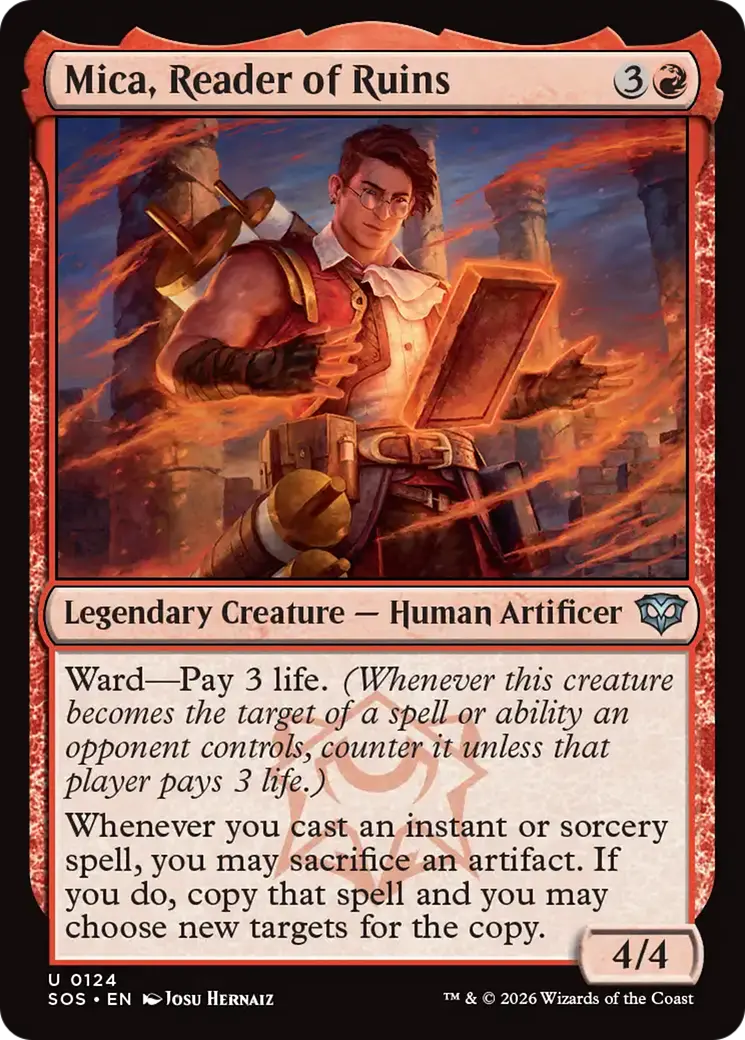Mica, Reader Of Ruins [Secrets Of Strixhaven] 1