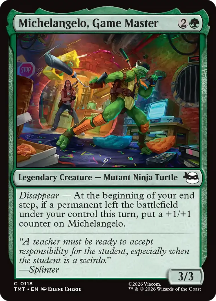 Michelangelo, Game Master [Teenage Mutant Ninja Turtles] 1