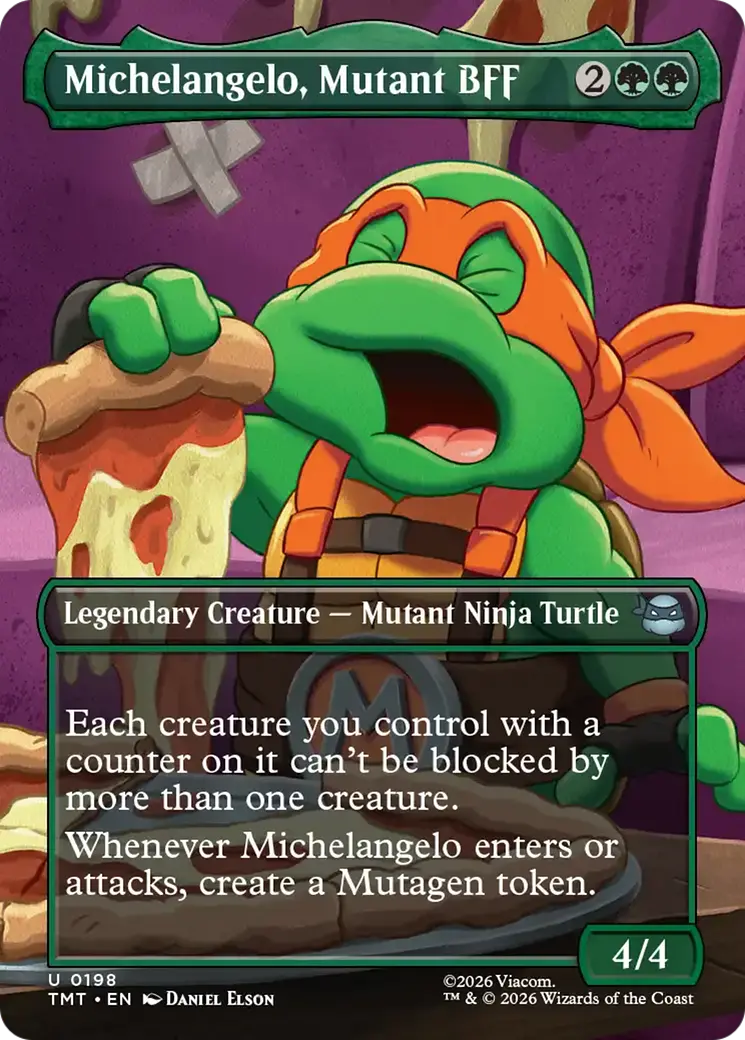 Michelangelo, Mutant Bff (Borderless) [Teenage Mutant Ninja Turtles] 1