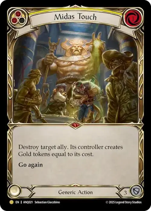 Midas Touch (Yellow) (Gold) [Anq021] (Compendium Of Rathe - Antiquity Pack)  Rainbow Foil 1