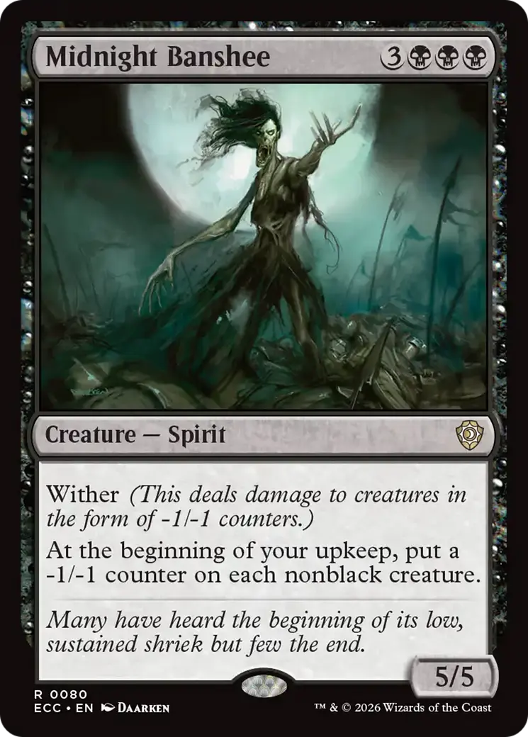 Midnight Banshee [Lorwyn Eclipsed Commander] 1