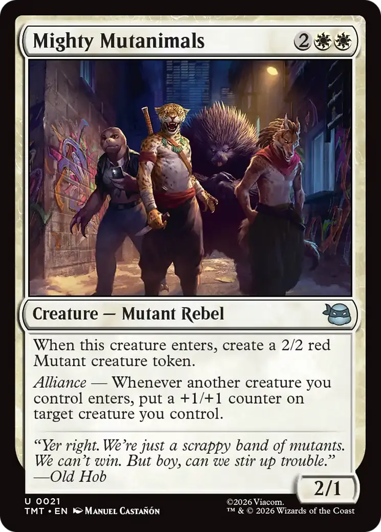 Mighty Mutanimals [Teenage Mutant Ninja Turtles] 1
