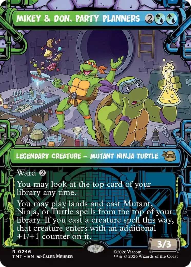 Mikey & Don, Party Planners (Showcase) [Teenage Mutant Ninja Turtles] 1