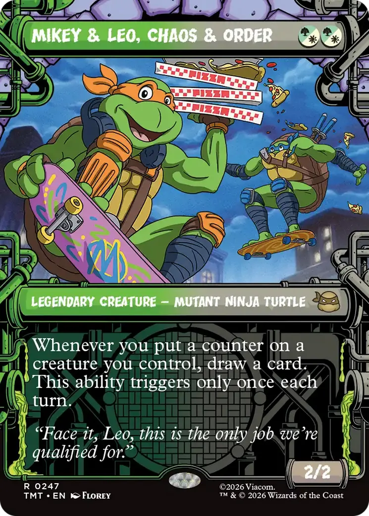 Mikey & Leo, Chaos & Order (Showcase) [Teenage Mutant Ninja Turtles] 1