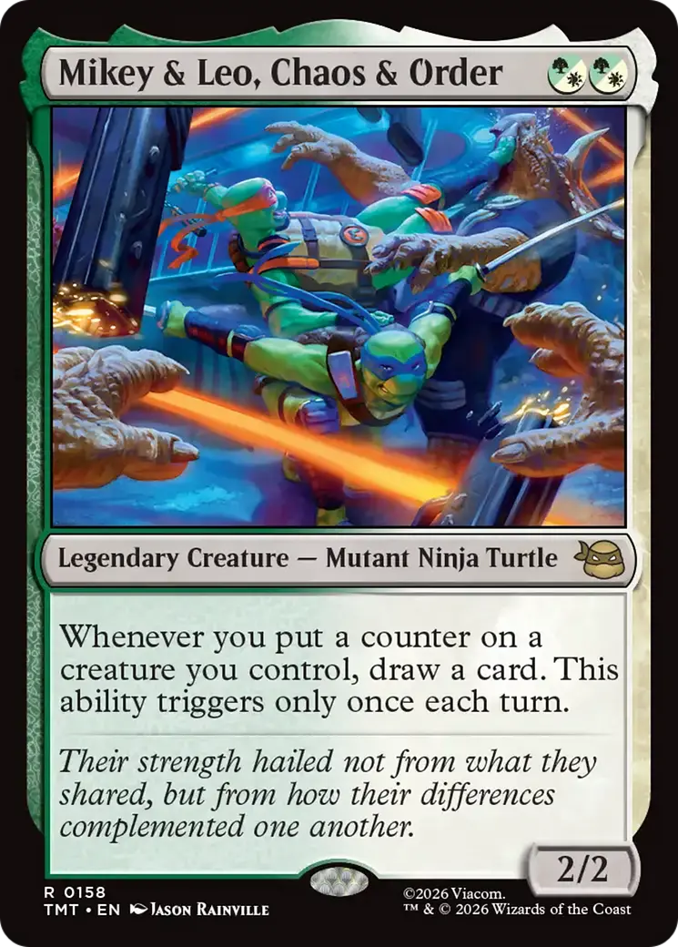 Mikey & Leo, Chaos & Order [Teenage Mutant Ninja Turtles] 1