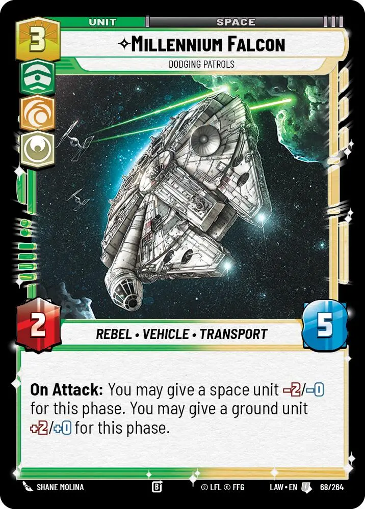 Millennium Falcon - Dodging Patrols (68/264) (68/264) [A Lawless Time] 1