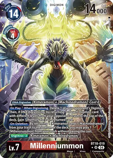Millenniummon [Bt18-019] (Alternate Art) [Release Special Booster Ver.2.0] 1