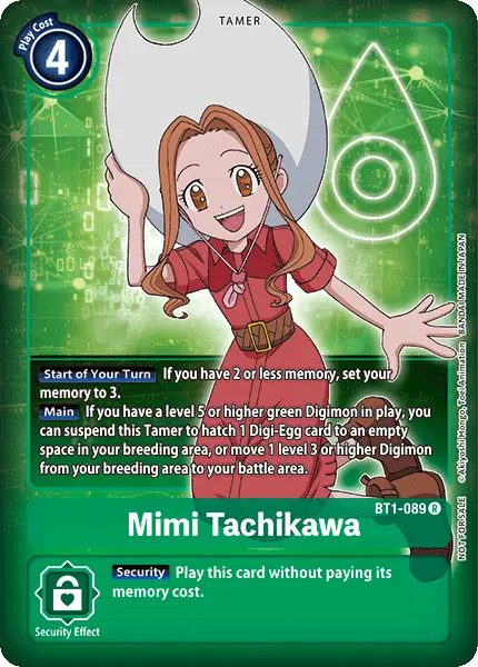 Mimi Tachikawa [Bt1-089] (Buy-A-Box Promo) [Release Special Booster Ver.1.0 Promos] 1