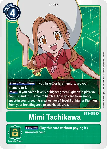 Mimi Tachikawa [Bt1-089] [Release Special Booster Ver.1.0] 1