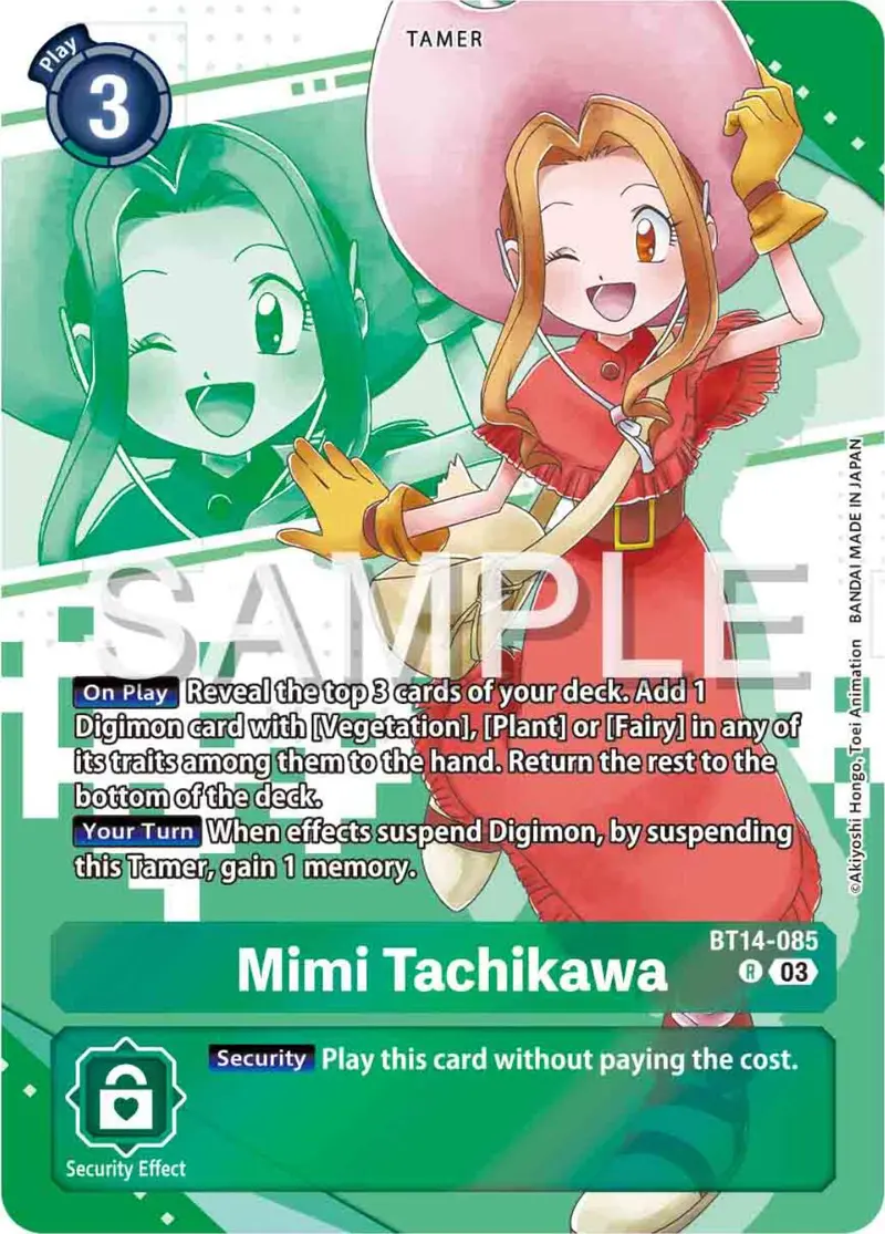 Mimi Tachikawa [Bt14-085] (Premium Heroines Set) [Blast Ace] 1