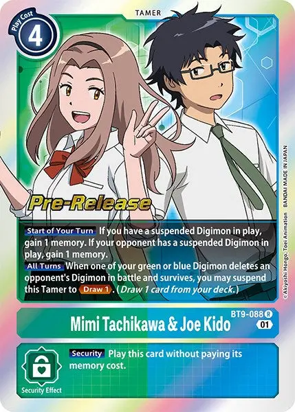 Mimi Tachikawa & Joe Kido [Bt9-088] [X Record Pre-Release Promos] 1