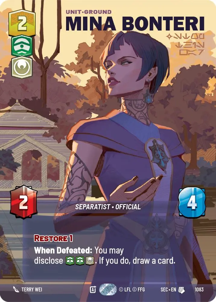 Mina Bonteri - Stop This War (Prestige Foil) (1083) (1083) [Secrets Of Power] 1