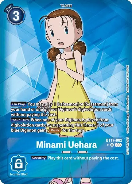 Minami Uehara [Bt17-082] (Box Promotion Pack: Secret Crisis) [Secret Crisis] 1