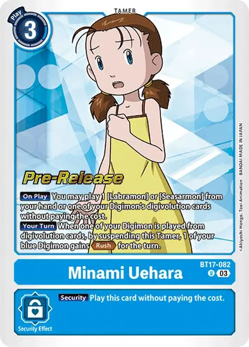 Minami Uehara [Bt17-082] [Secret Crisis Pre-Release Cards] 1