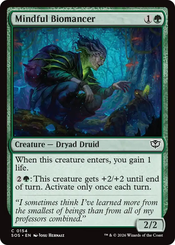 Mindful Biomancer [Secrets Of Strixhaven] 1