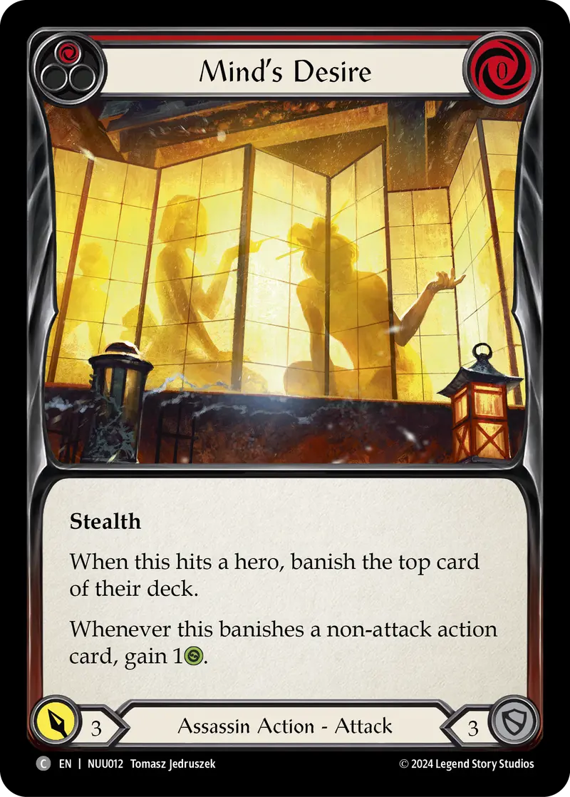 Mind's Desire (Red) [Nuu012] (Part The Mistveil Nuu Blitz Deck) 1