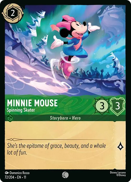Minnie Mouse - Spinning Skater (72/204) [Winterspell] 1