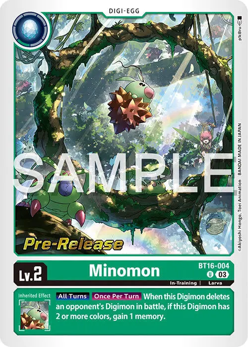 Minomon [Bt16-004] [Beginning Observer Pre-Release Promos] 1
