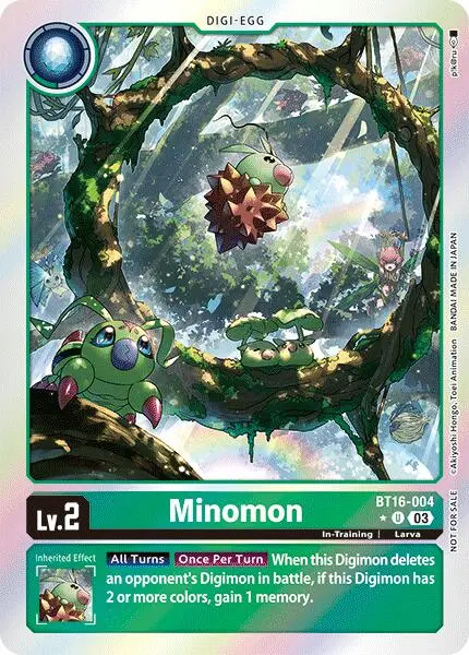 Minomon [Bt16-004] (Box Promotion Pack: Beginning Observer) [Beginning Observer Promos] 1