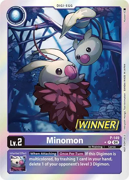 Minomon [P-149] (Store Tournament 2024 Jul. – Sep. Winner Pack) [Promotional Cards] 1
