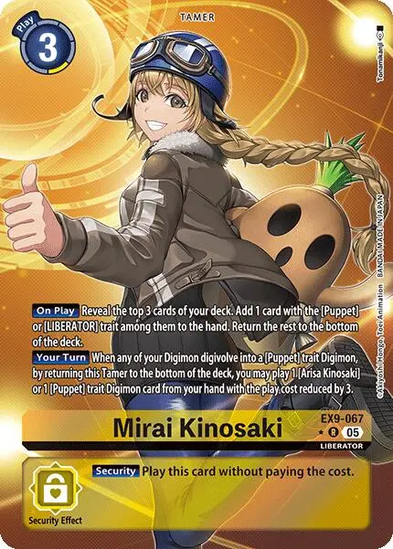 Mirai Kinosaki [Ex9-067] (Alternate Art) [Versus Monsters] 1