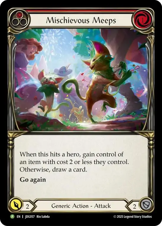Mischievous Meeps [Jdg057] (Promo)  Cold Foil 1