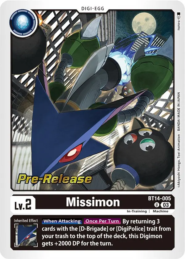 Missimon [Bt14-005] [Blast Ace Pre-Release Cards] 1