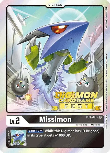 Missimon [Bt4-005] (Digimon Card Game Fest 2022) [Great Legend Promos] 1