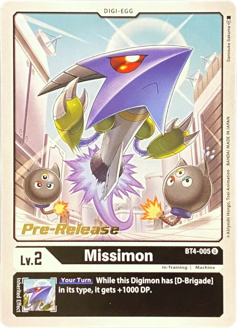 Missimon [Bt4-005] [Great Legend Pre-Release Promos] 1