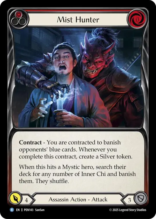 Mist Hunter (Red) (Regular) [Pen143] (Compendium Of Rathe) 1