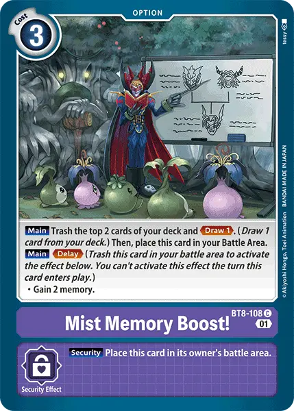 Mist Memory Boost! [Bt8-108] [New Awakening] 1