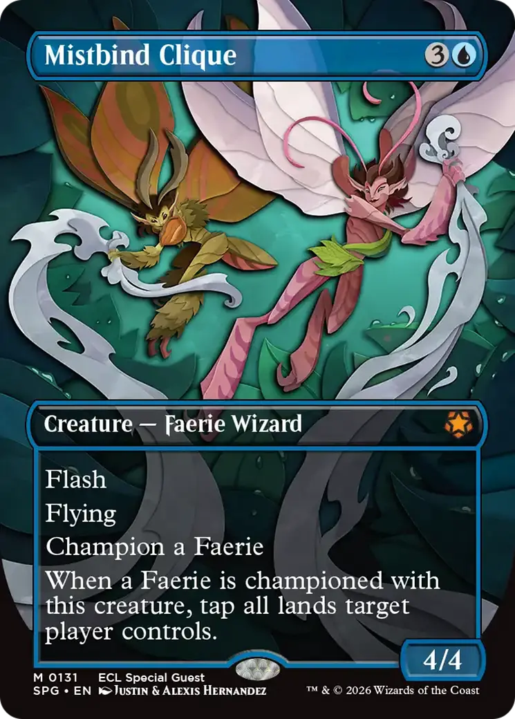 Mistbind Clique (Borderless) [Lorwyn Eclipsed Special Guests] 1
