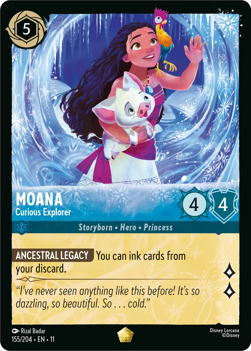 Moana - Curious Explorer (155/204) [Winterspell] 1