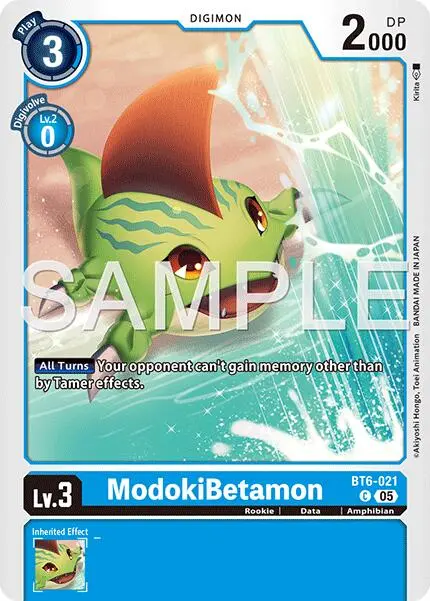 Modokibetamon [Bt6-021] (Reprint) [Advanced Booster Digimon Generation] 1