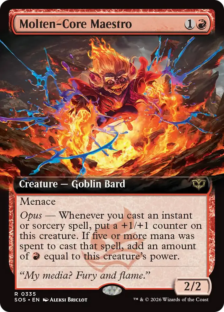 Molten-Core Maestro (Extended Art) [Secrets Of Strixhaven] 1