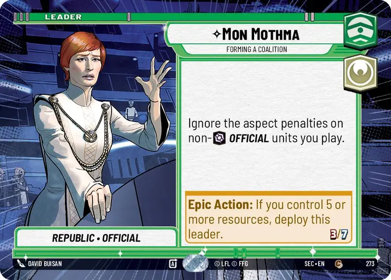 Mon Mothma - Forming A Coalition (Hyperspace) (273) (273) [Secrets Of Power] 1