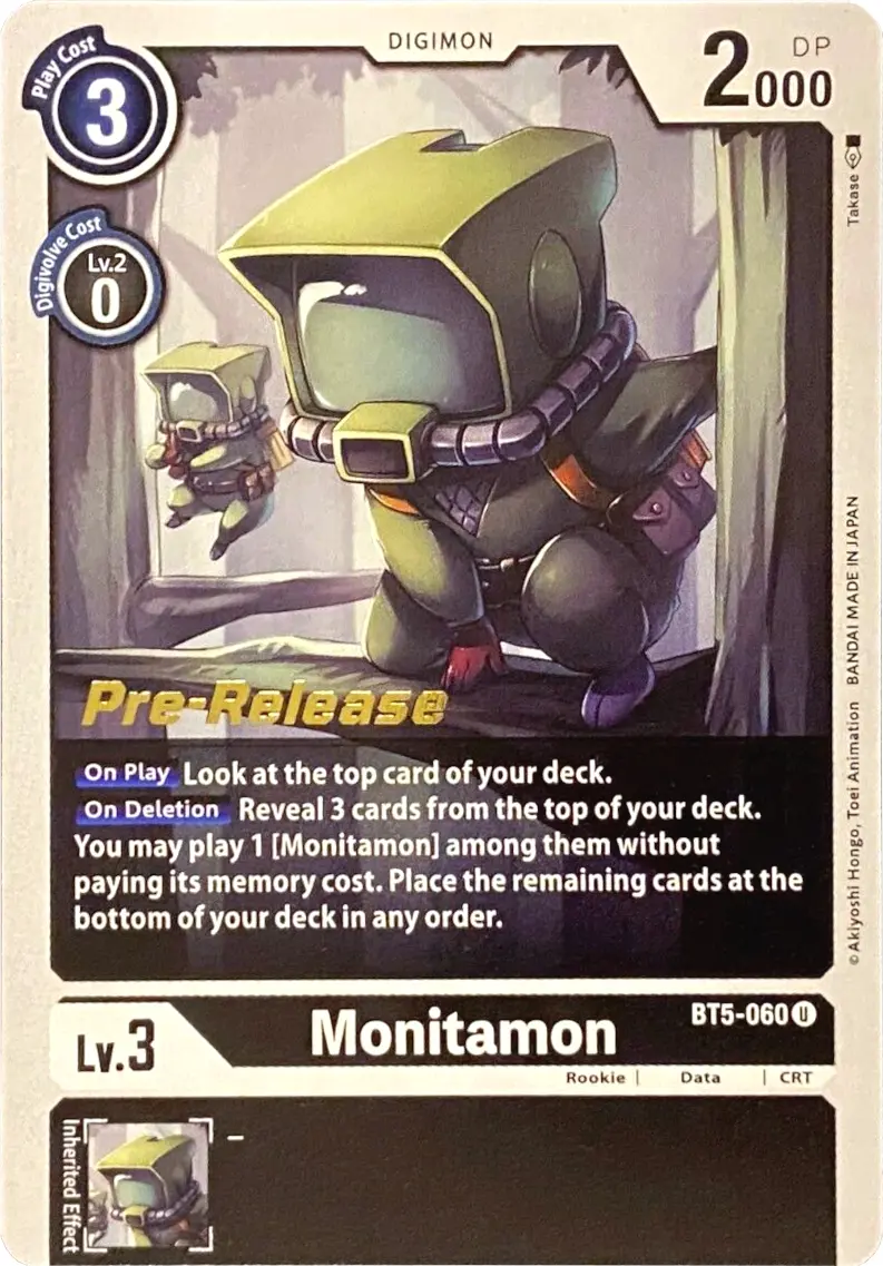Monitamon [Bt5-060] [Battle Of Omni Pre-Release Promos] 1