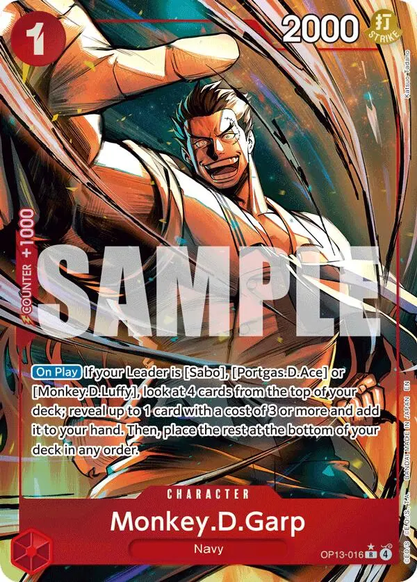 Monkey.D.Garp (Alternate Art) [Carrying On His Will] 1