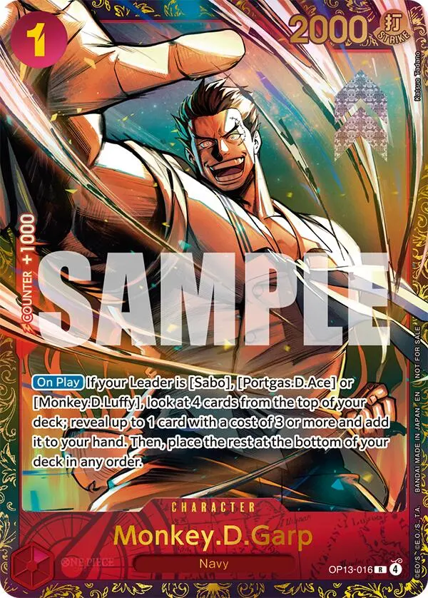 Monkey.D.Garp (Treasure Cup March 2026) [One Piece Promotion Cards] 1