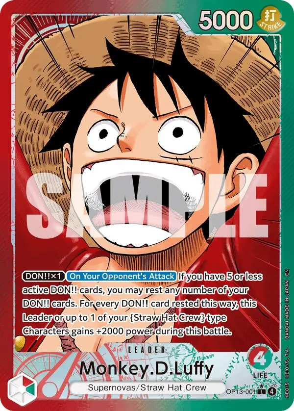 Monkey.D.Luffy (Alternate Art) [Carrying On His Will] 1