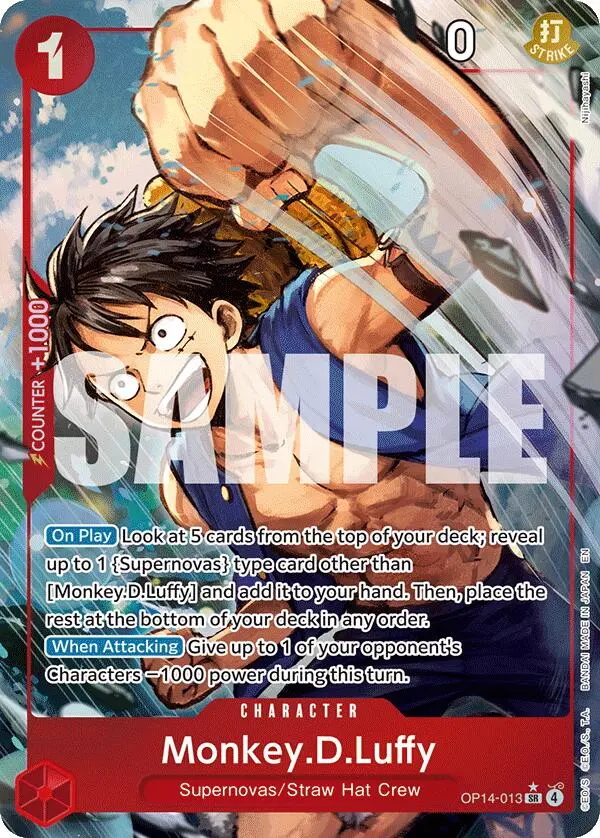 Monkey.D.Luffy (Alternate Art) [The Azure Sea's Seven] 1