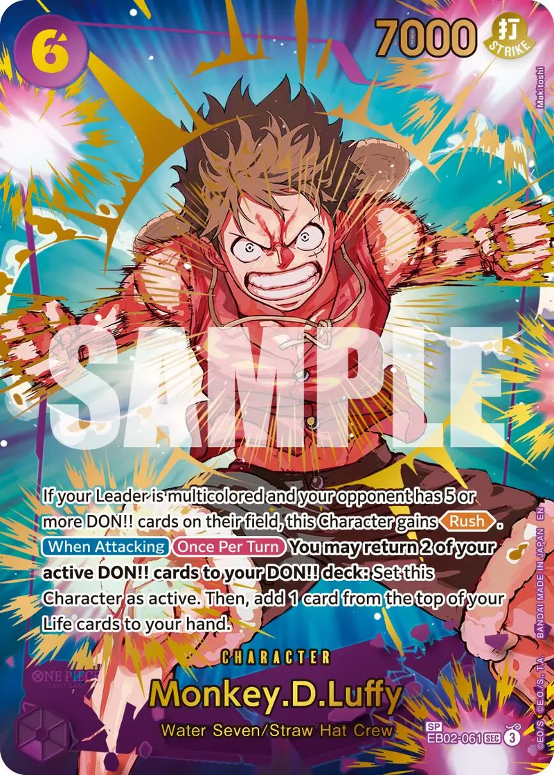 Monkey.D.Luffy (Eb02-061) (Sp) [Premium Booster -The Best- Vol. 2] 1