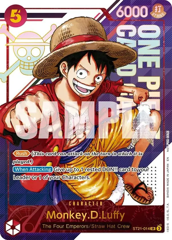 Monkey.D.Luffy (St21-014) (3Rd Anniversary Treasure Campaign Pack) [One Piece Promotion Cards] 1