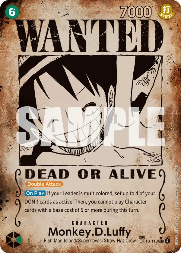 Monkey.D.Luffy (Wanted Poster) [Carrying On His Will] 1