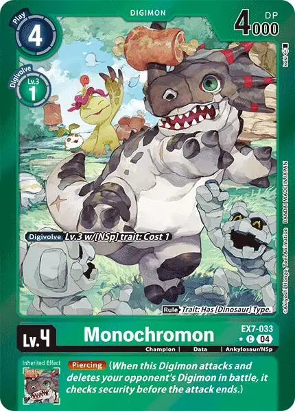 Monochromon [Ex7-033] (Foil) [Digimon Liberator] 1