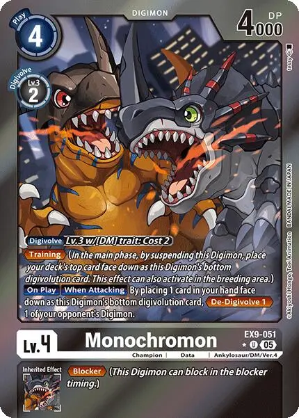 Monochromon [Ex9-051] (Limited Foil) [Versus Monsters] 1