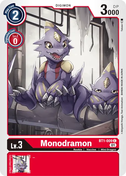 Monodramon [Bt1-009] (Alternative Art) [Starter Deck: Gallantmon] 1