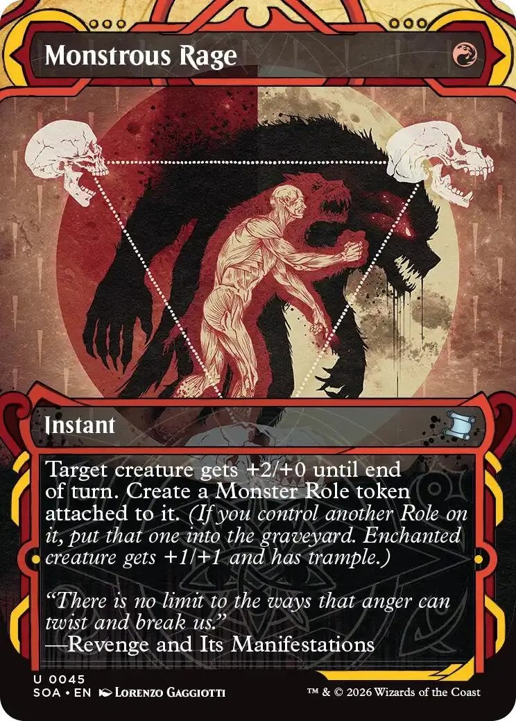 Monstrous Rage [Secrets Of Strixhaven: Mystical Archive] 1